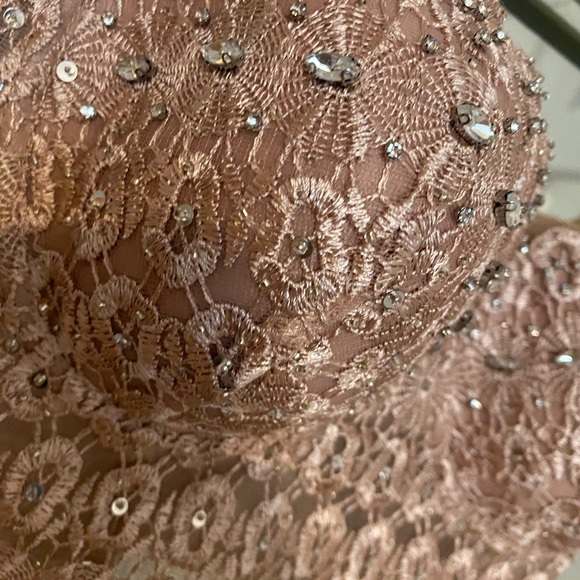 Windsor beige sparkle corset crop - Picture 2 of 3